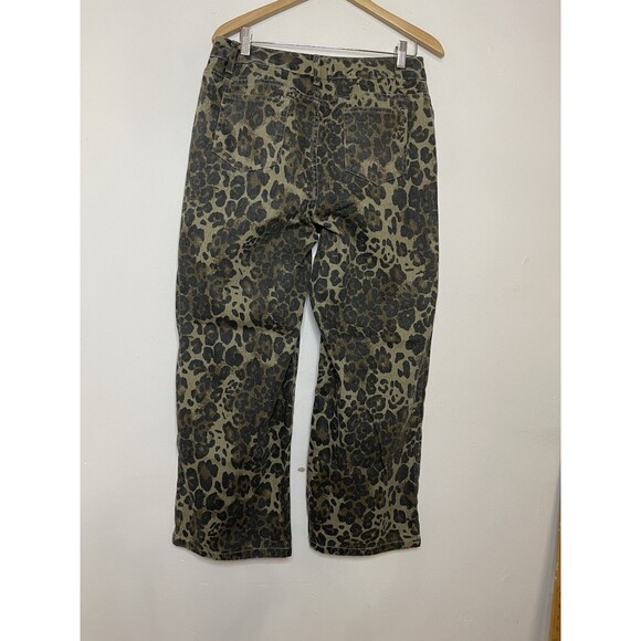 Cheetah Women's Large Denim Pants Straight Casual Unbranded - Picture 6 of 7
